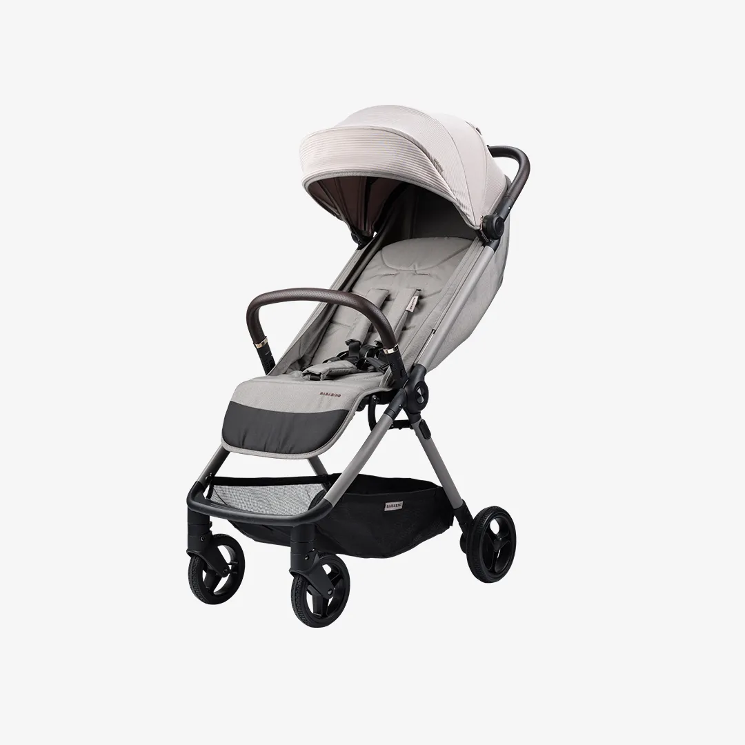 Auto Fold Compact Stroller Bundle - Almond