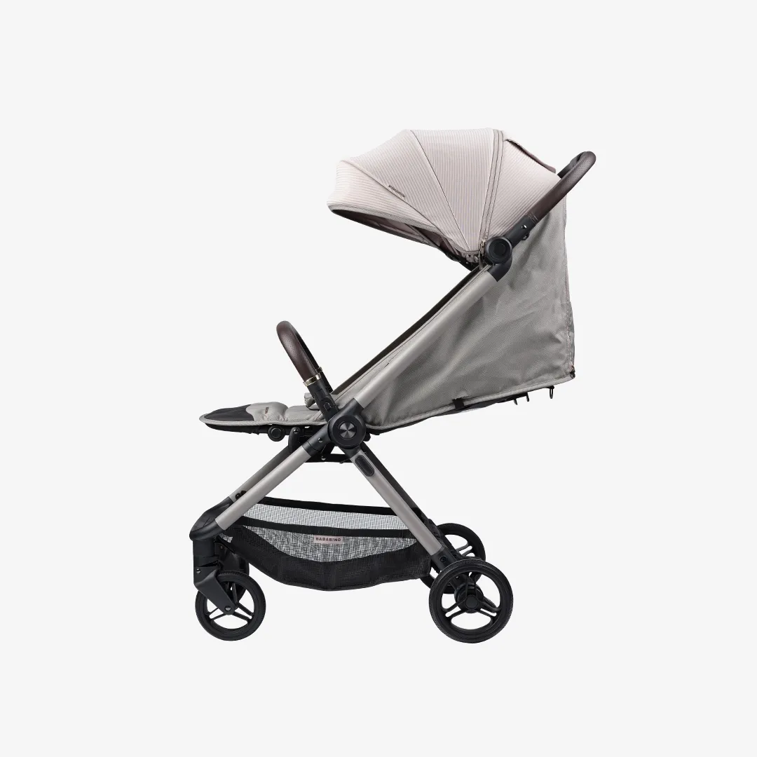 Auto Fold Compact Stroller Bundle - Almond