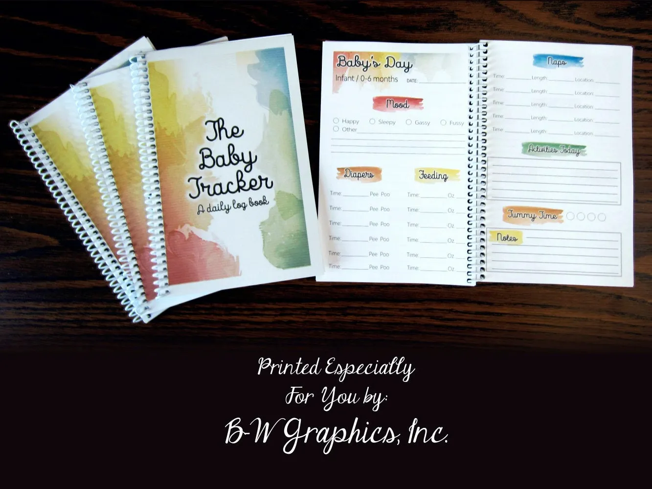 Baby Schedule Tracker Booklet