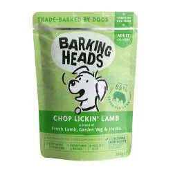 Barking Heads Chop Lickin Lamb Pouch 300g x 10
