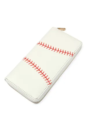 Baseball Zipper Wallet - Pack of 6