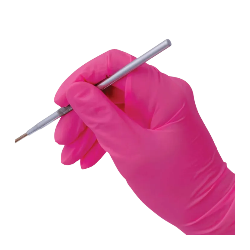 Bastion - Disposable Nitrile Gloves -  PINK (200pcs) XL