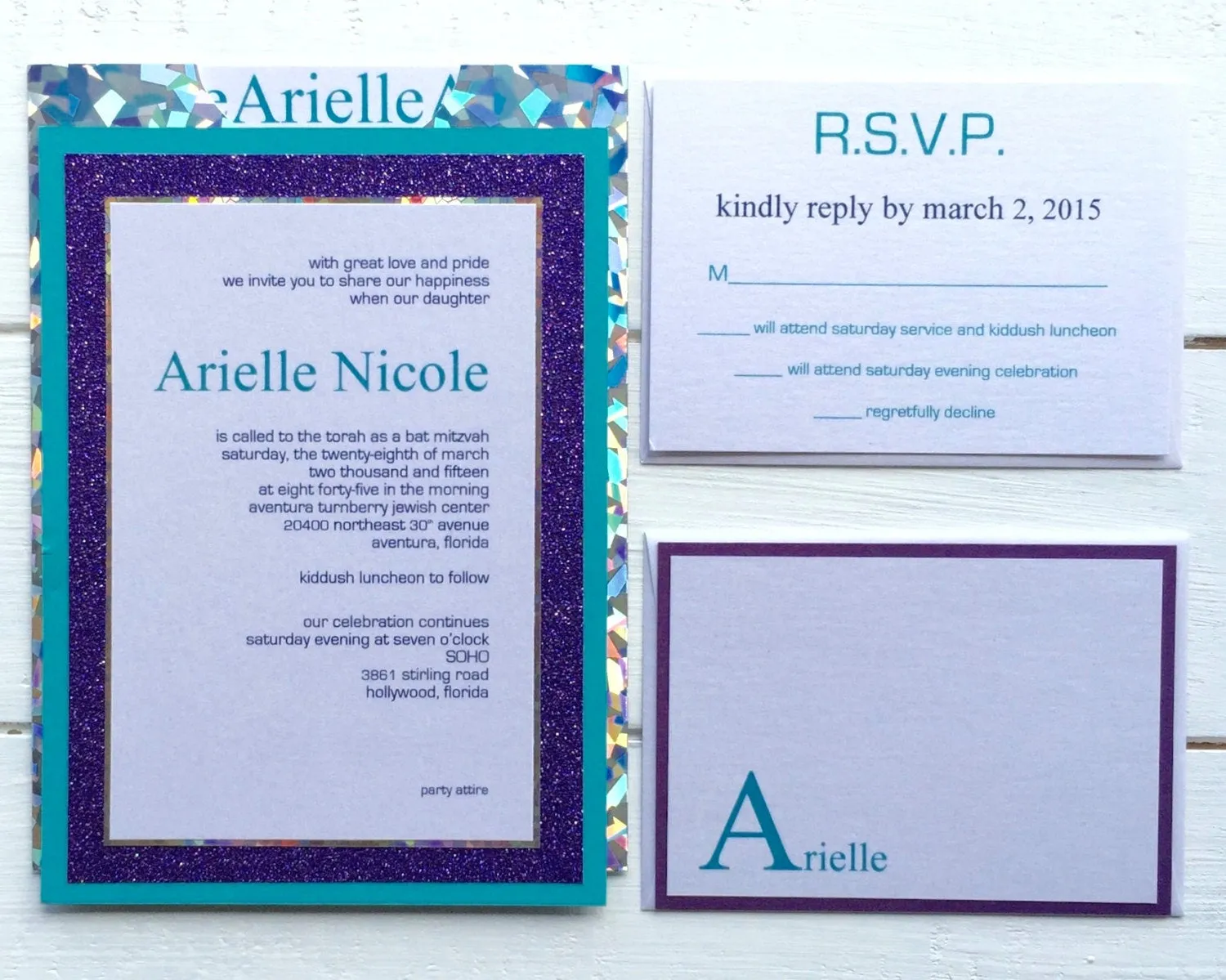 Bat Mitzvah / Celebration Invitation