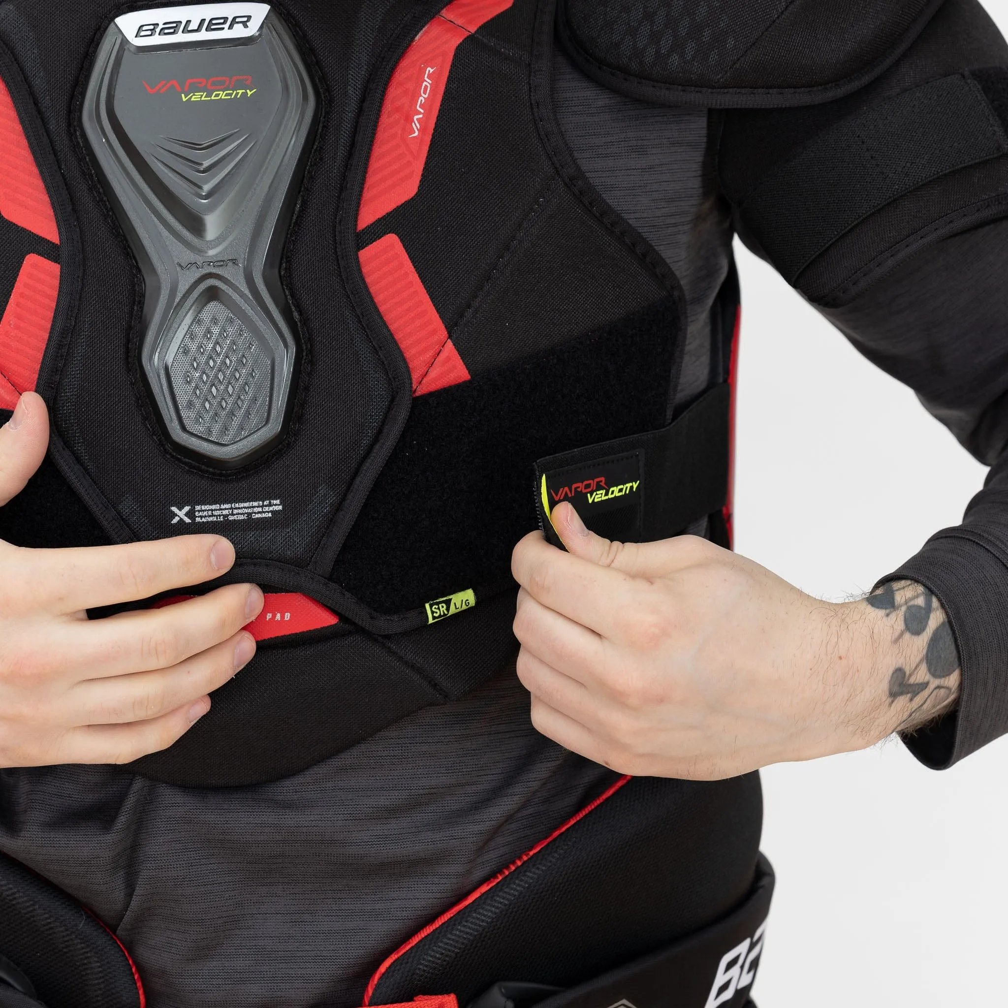Bauer Vapor Velocity Intermediate Hockey Shoulder Pads - 2022