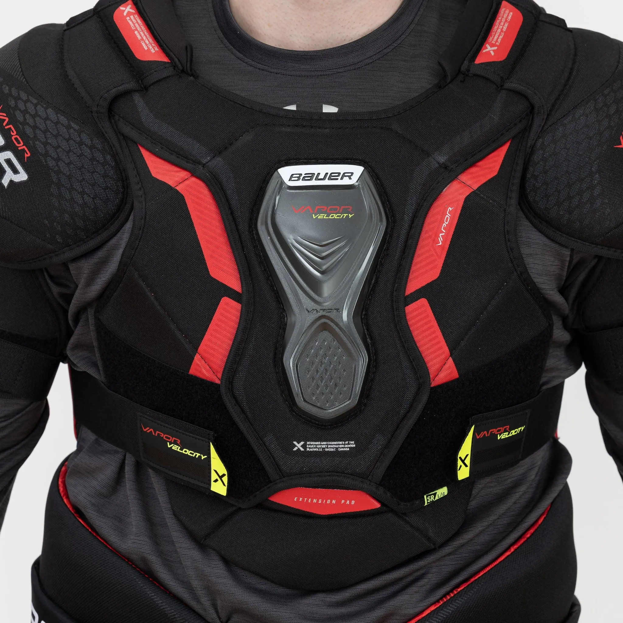 Bauer Vapor Velocity Intermediate Hockey Shoulder Pads - 2022