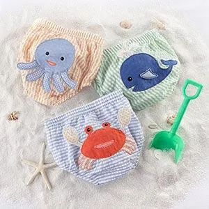 Beach Bums 3-Piece Diaper Cover Gift Set
