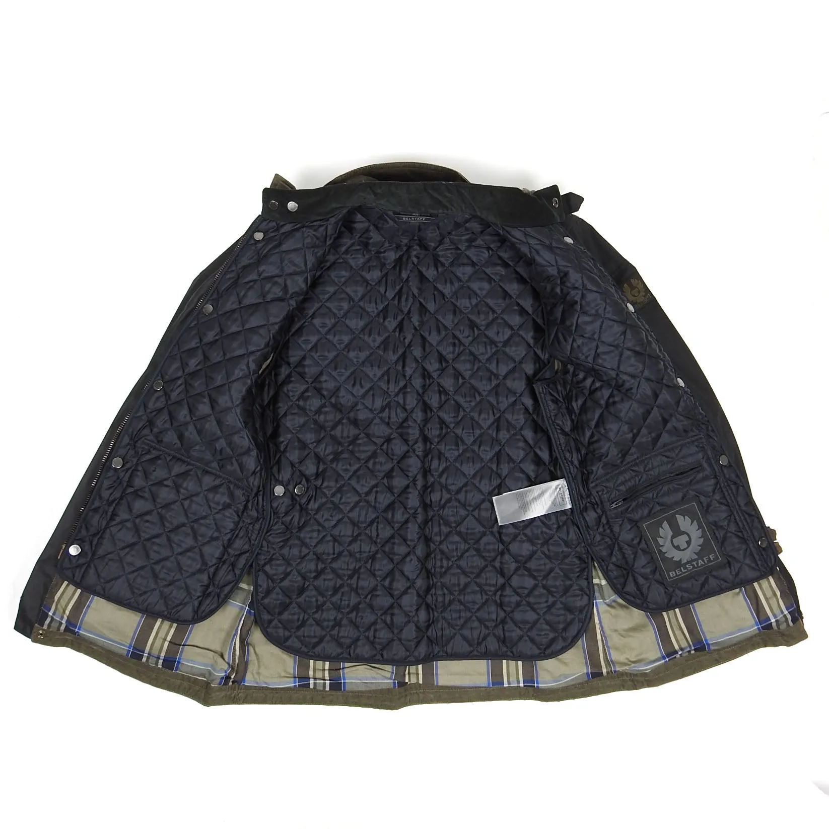 Belstaff Wax Jacket with Removable Liner Black 46