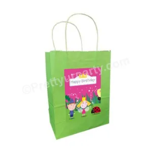 Ben and Holly's Little Kingdom Theme Gift Bags - Pack of 10