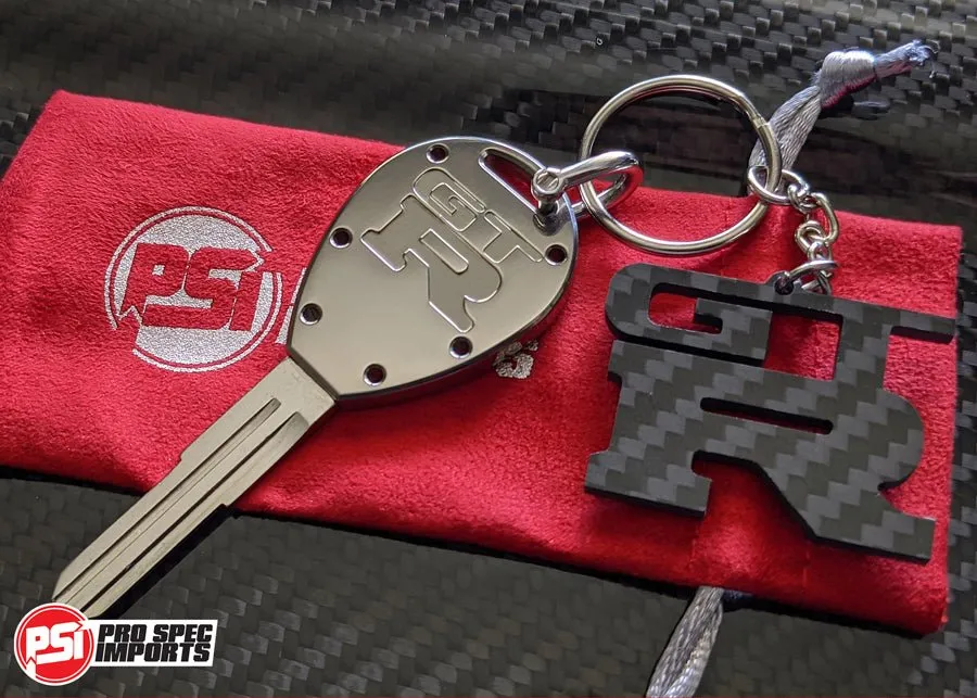 Billet Titanium R32 / R33 Skyline GTR Key Blank - Premium Polished