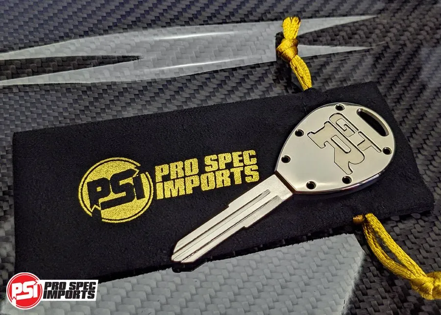 Billet Titanium R32 / R33 Skyline GTR Key Blank - Premium Polished