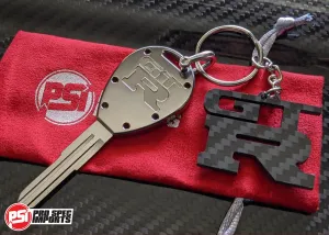 Billet Titanium R32 / R33 Skyline GTR Key Blank - Premium Polished