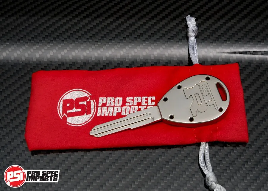Billet Titanium R32 / R33 Skyline GTR Key Blank - Premium Polished