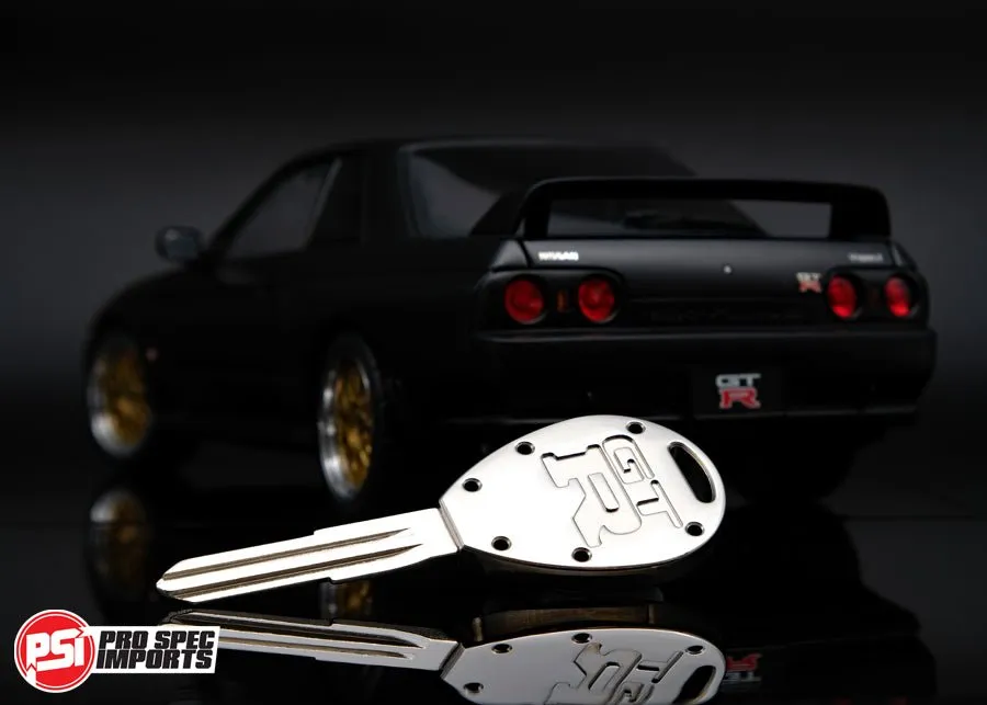Billet Titanium R32 / R33 Skyline GTR Key Blank - Premium Polished