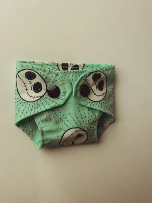 Binky baby diaper Jack skellington
