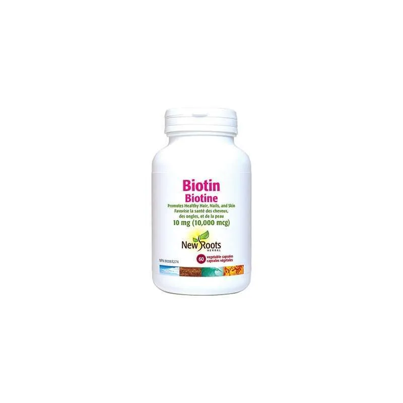 Biotine 10mg - 60 capsules - New Roots Herbal