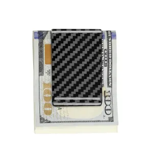Black Carbon Fiber Money Clip by Simply Carbon Fiber