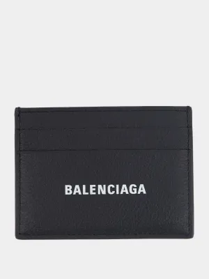 Black Leather Card Holder