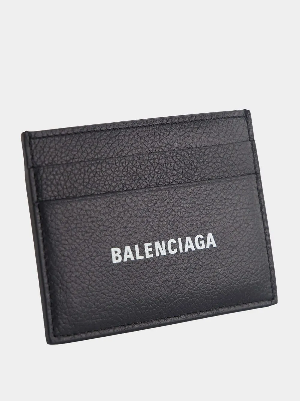 Black Leather Card Holder