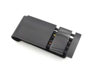 Black Stainless Steel Cable Tension Money Clip