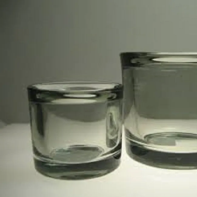 Blomus Tealight Candle Holder: Brown-Rose Fungi Tinted Glass 8x9cm MIMO x6