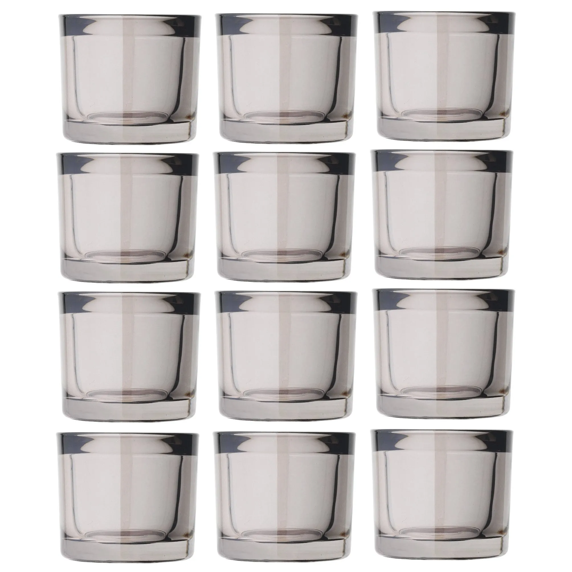 Blomus Tealight Candle Holder: Brown-Rose Tinted Glass 6.5x6cm MIMO x12 Pcs