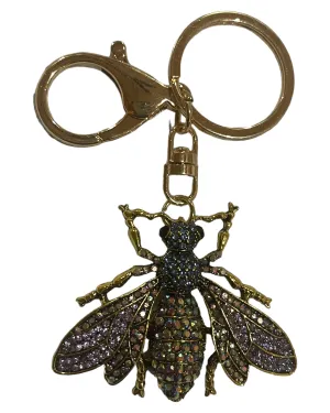 Blue Head Crystal Bee Chain
