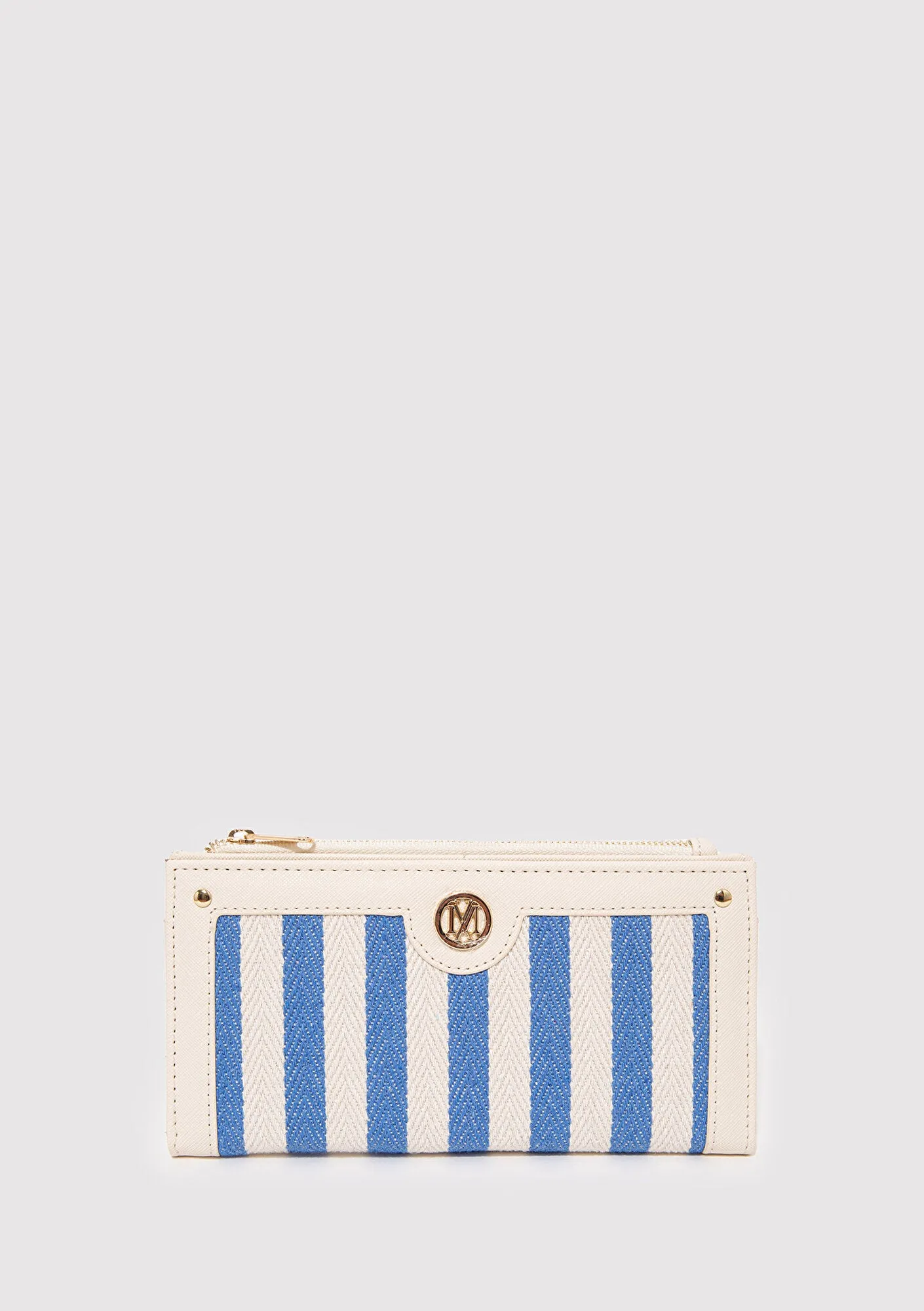 Blue Striped Wallet