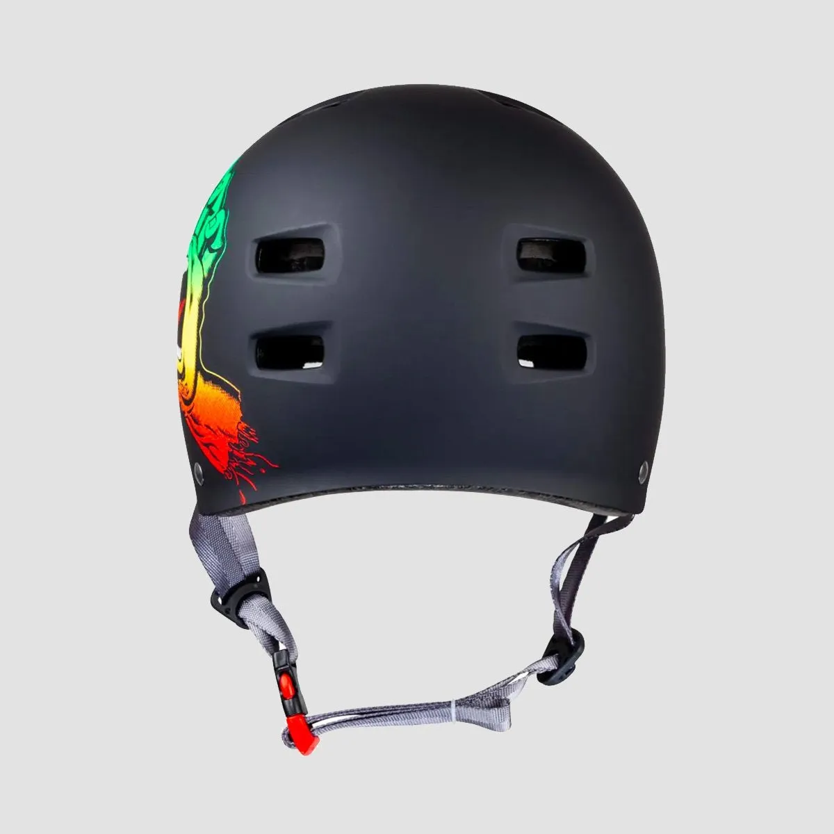 Bullet x Santa Cruz Screaming Hand Skate/Bmx Helmet Rasta