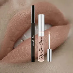 By The Clique Premium Matte Lip Kit | Nude Lipstick and Liner Set | Unashamed