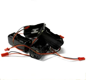C1202-7JSTx5 RC Battery Holder Case Box Pack 4 x AA JST x 5