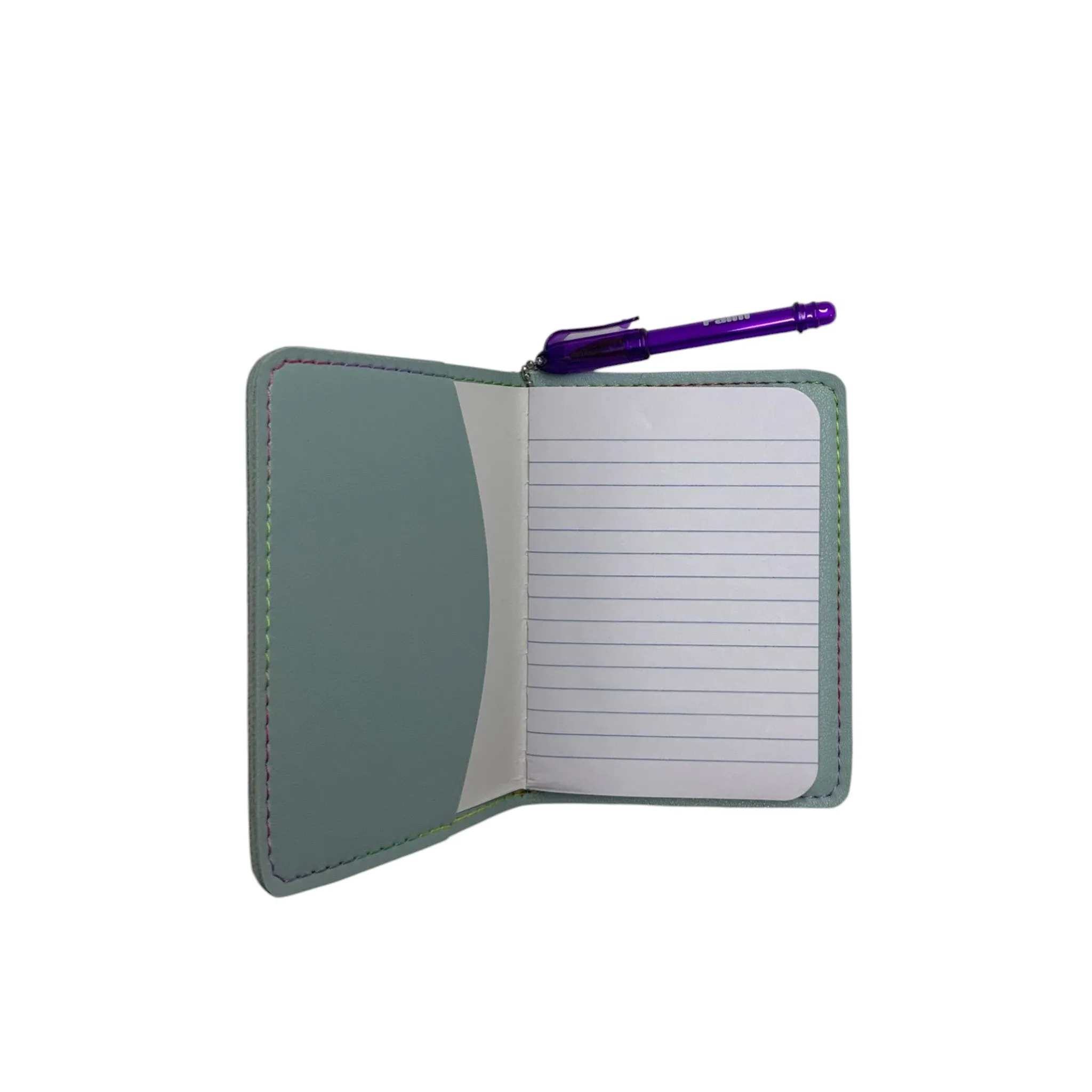 Cadet Blue Mini Composition Notebook Cover