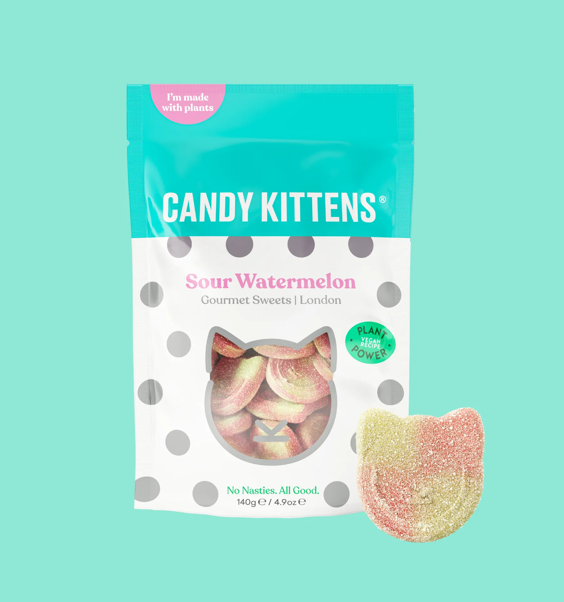 Candy Kittens Vegan Sweets 10x140g