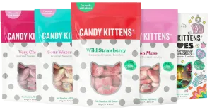 Candy Kittens Vegan Sweets 10x140g