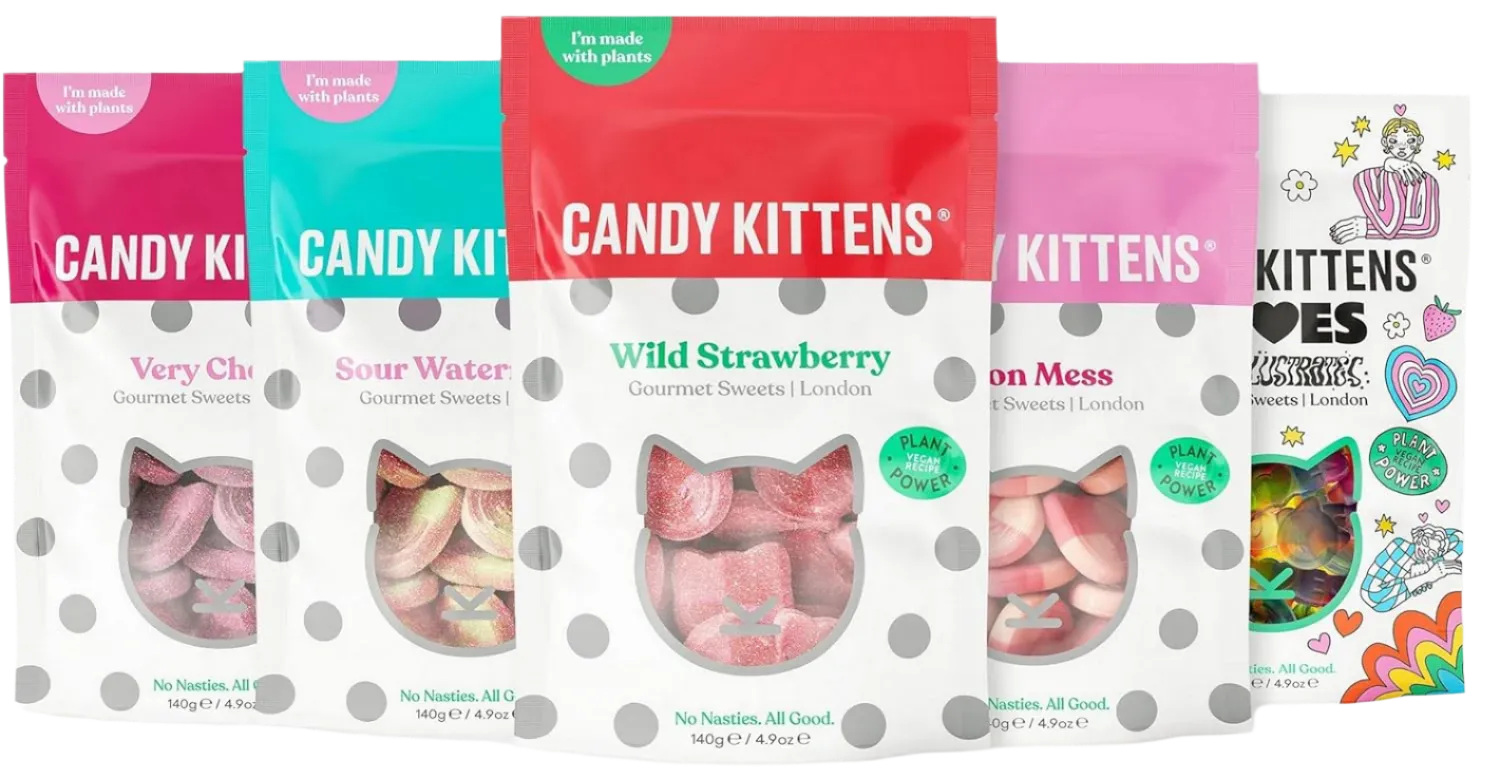Candy Kittens Vegan Sweets 10x140g