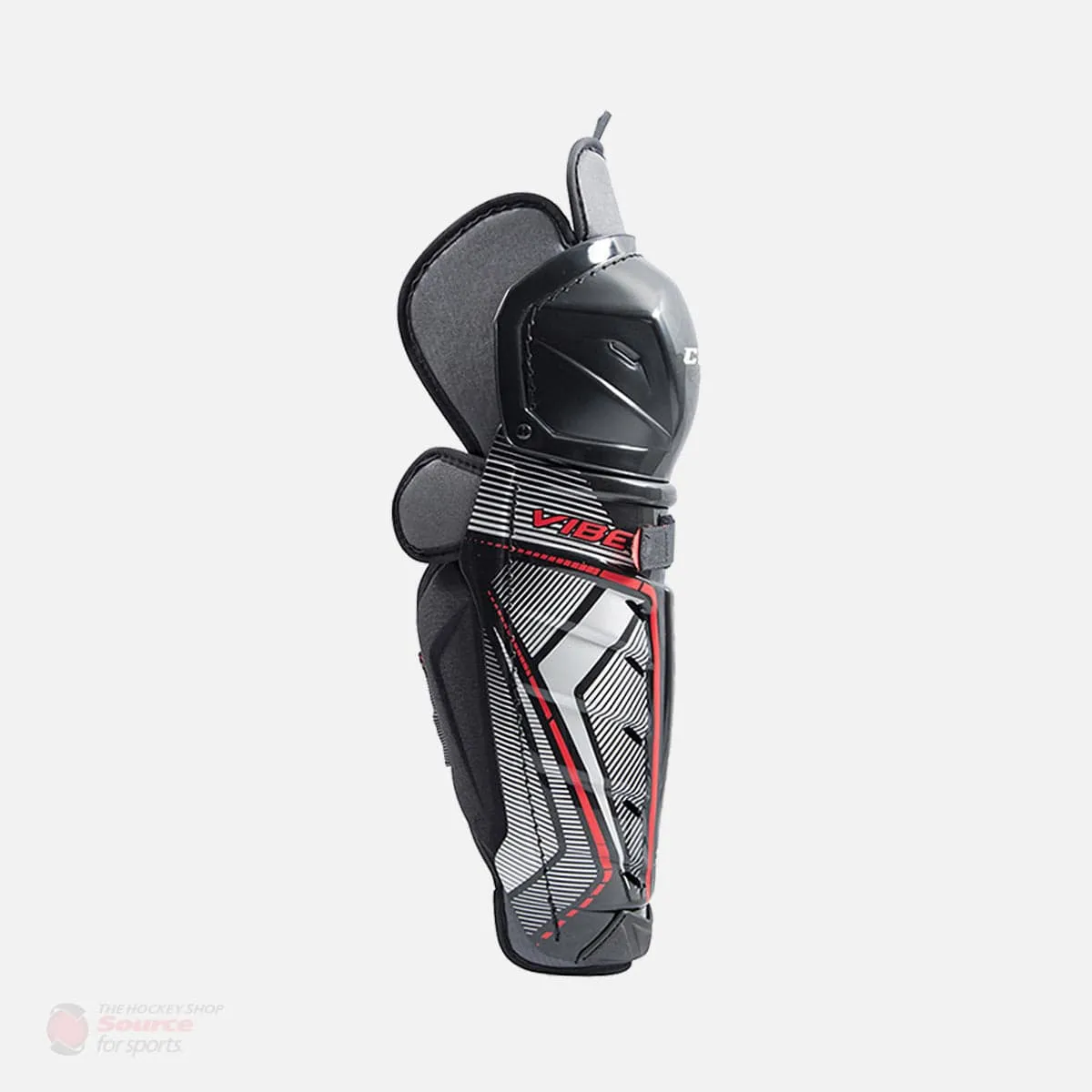 CCM Jetspeed Vibe Junior Hockey Shin Guards (2019)