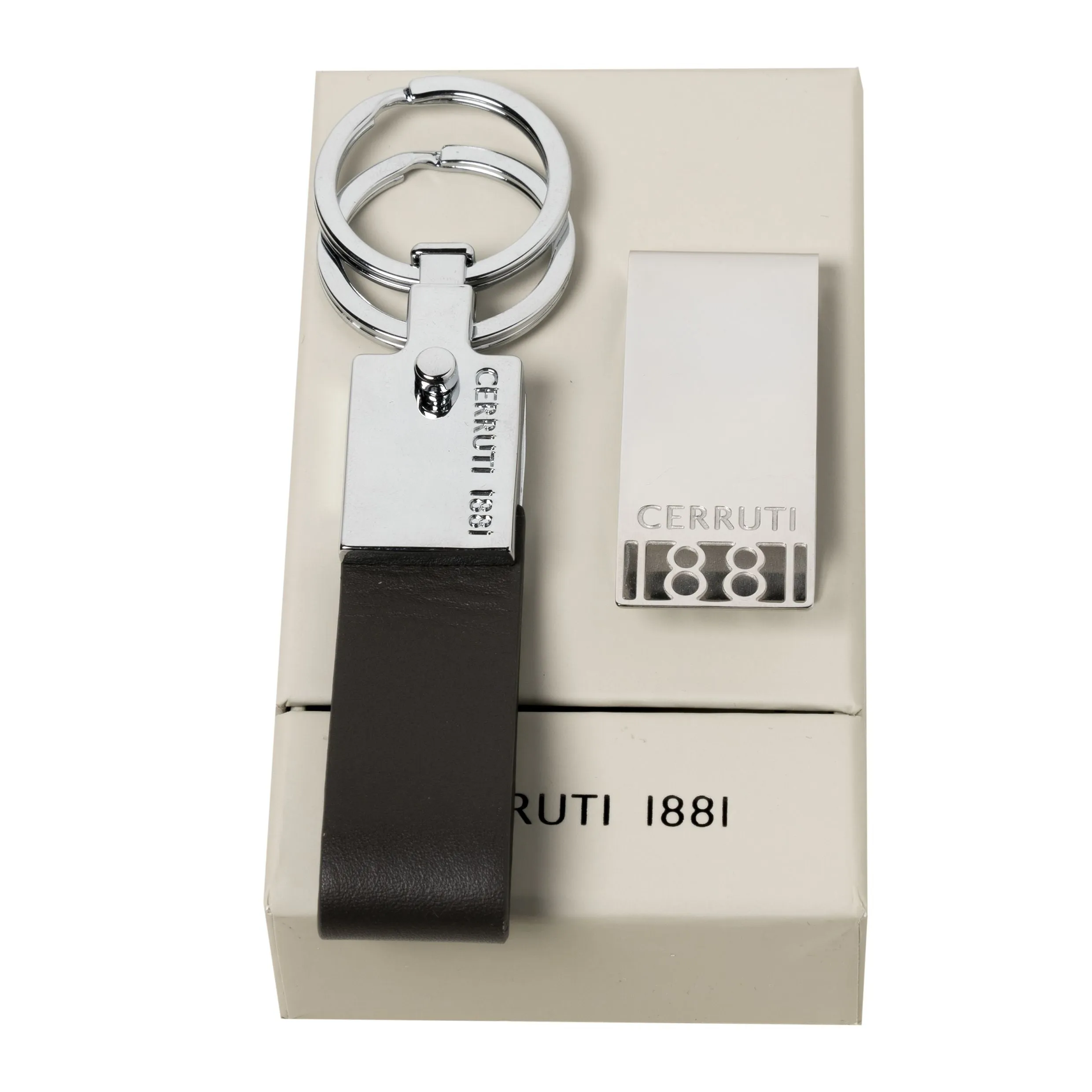CERRUTI 1881 NPKM914A - Set Zoom (money clip & key ring)