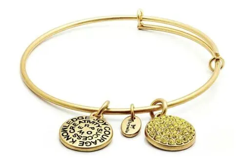 Chrysalis Gold Birthstone Swarovski Crystal Bracelet
