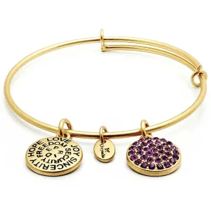 Chrysalis Gold Birthstone Swarovski Crystal Bracelet