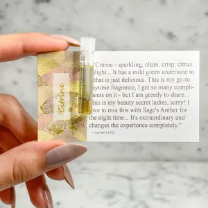Citrine Perfume Oil Concentrate Sample by Sage