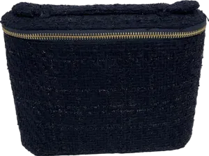 Clé de Peau Beauté Blue Tweed Make Up Bag