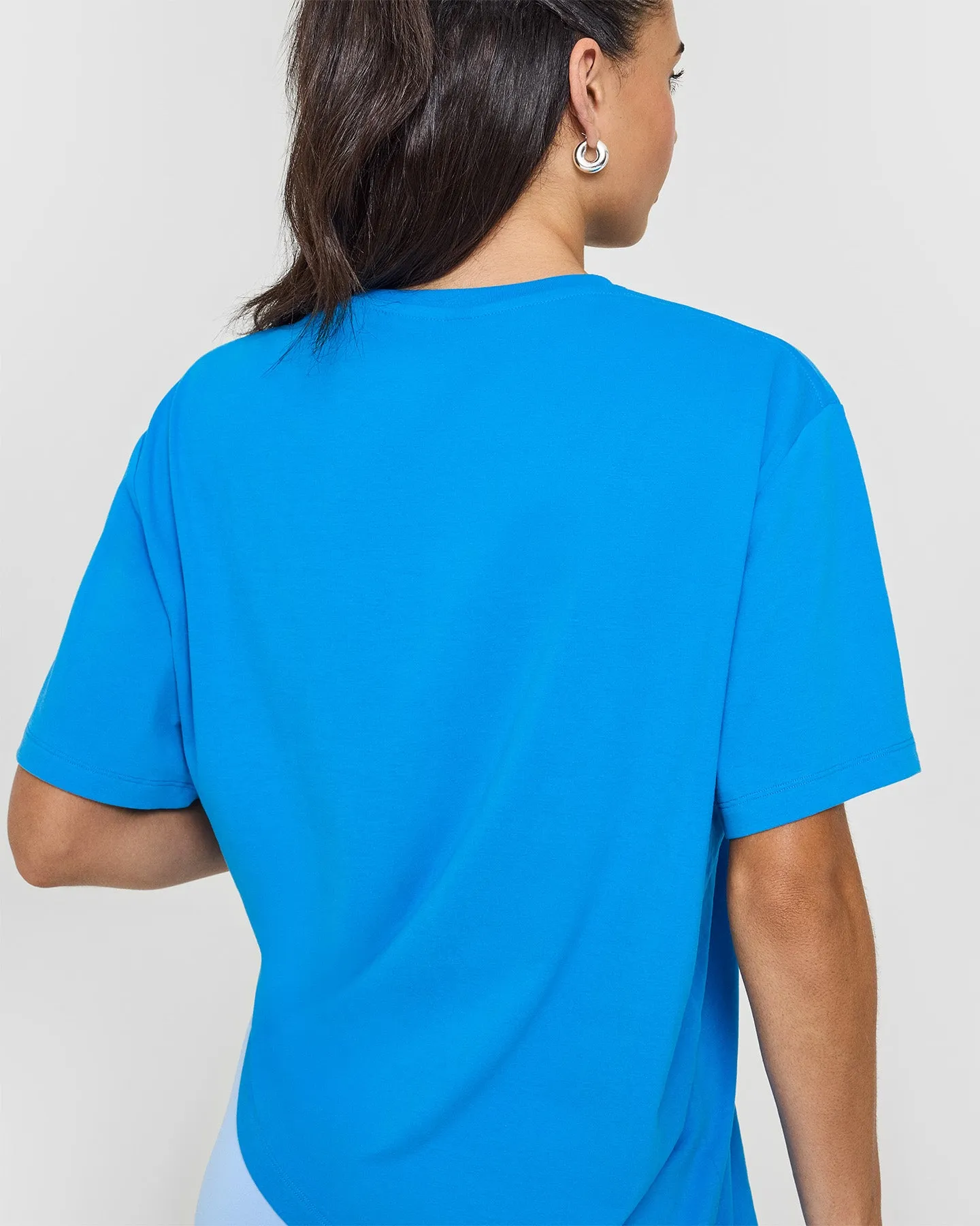 Classic Oversized Lightweight T-Shirt | Tropical Blue