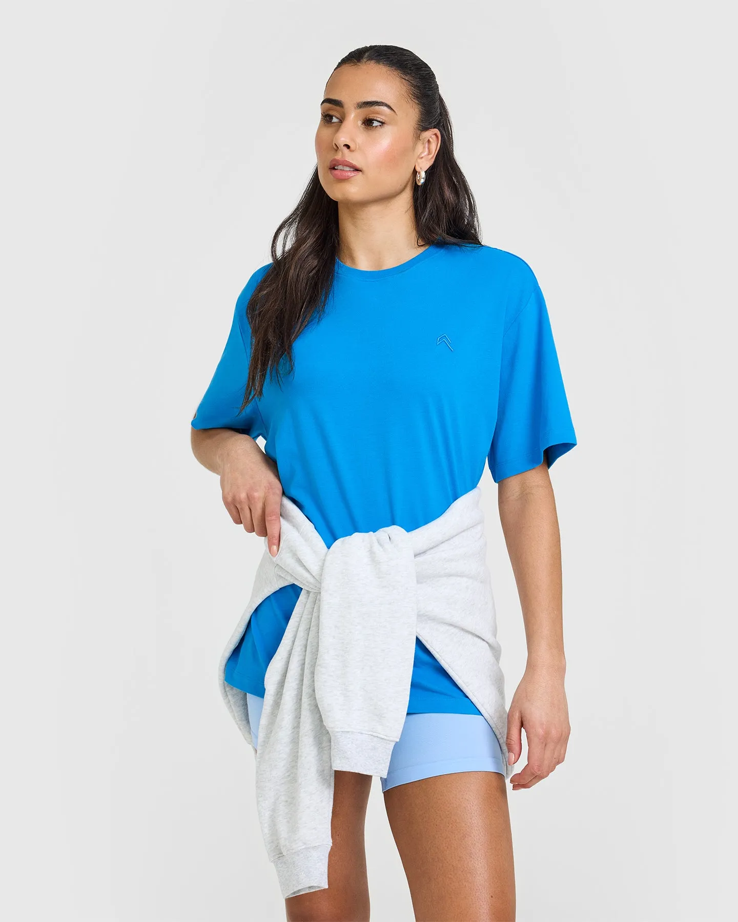Classic Oversized Lightweight T-Shirt | Tropical Blue
