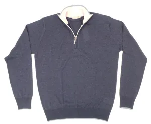 Codice Lightweight Fine Gauge Cotton 1/4 Zip LS Crew