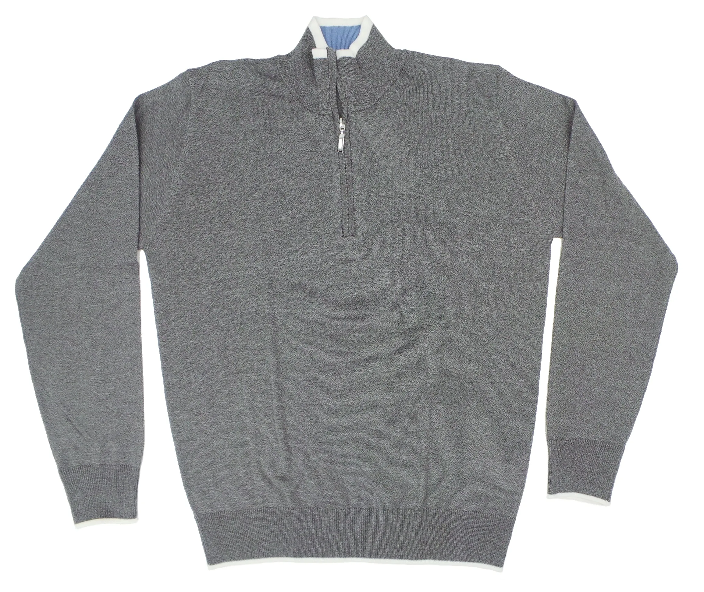 Codice Lightweight Fine Gauge Cotton 1/4 Zip LS Crew