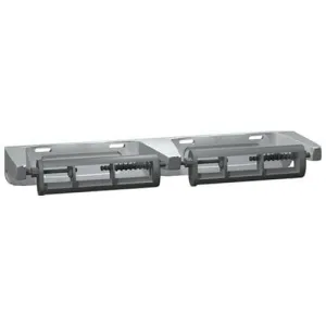 Commercial Double Roll Toilet Paper Dispenser, Surface-Mounted, Metal ASI 0264-1