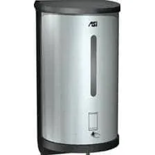 Commercial Liquid Soap Dispenser, Surface-Mounted, Touch-Free, Stainless Steel - 30 Oz ASI 0362