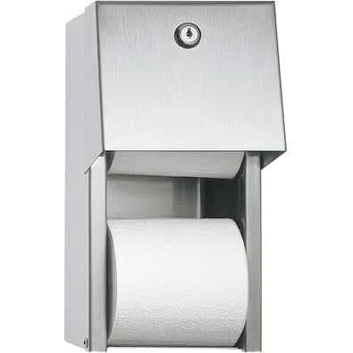 Commercial Toilet Paper Dispenser, Surface-Mounted, Stainless Steel w/ Satin Finish ASI 0030