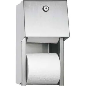 Commercial Toilet Paper Dispenser, Surface-Mounted, Stainless Steel w/ Satin Finish ASI 0030