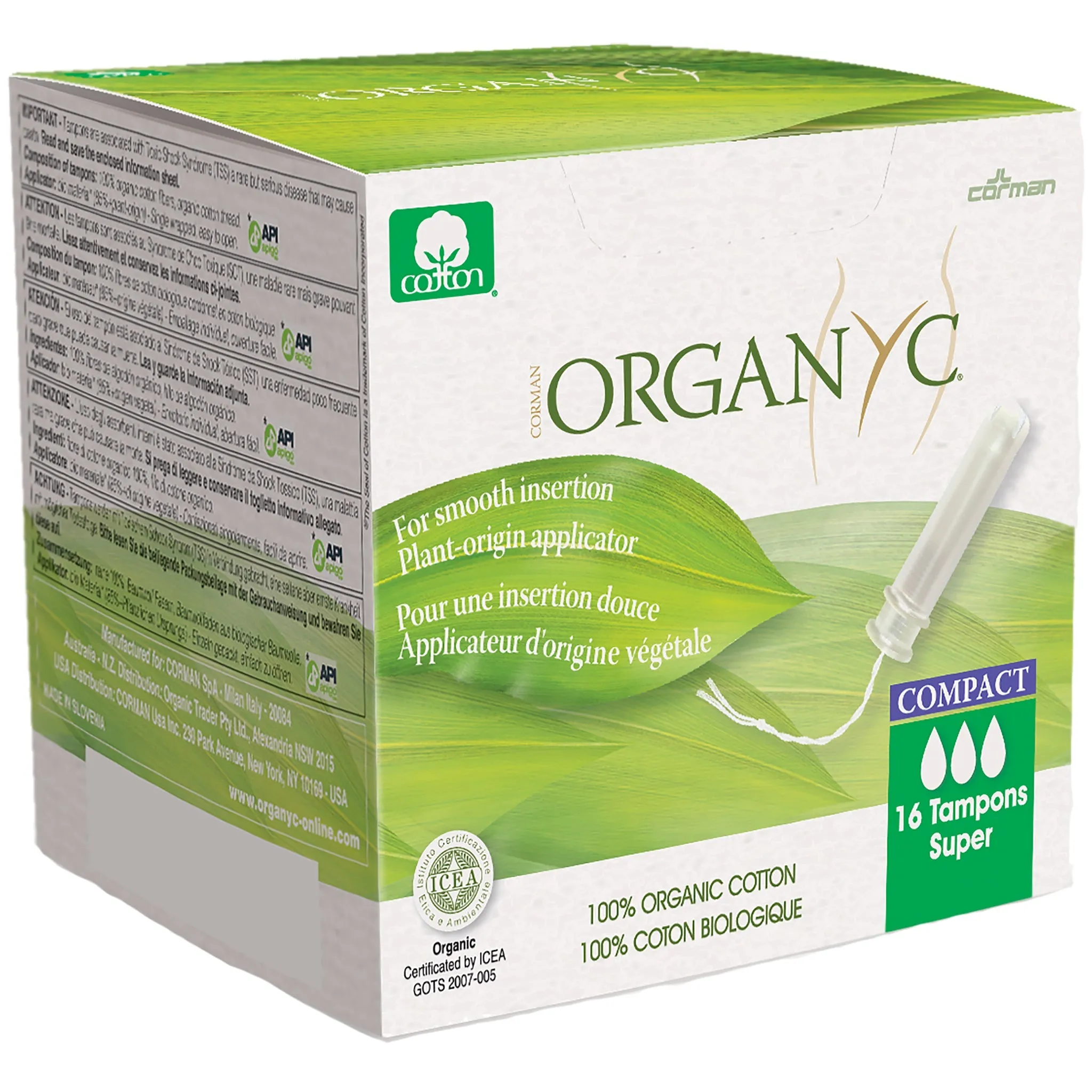 Compact Applicator Tampons | Super