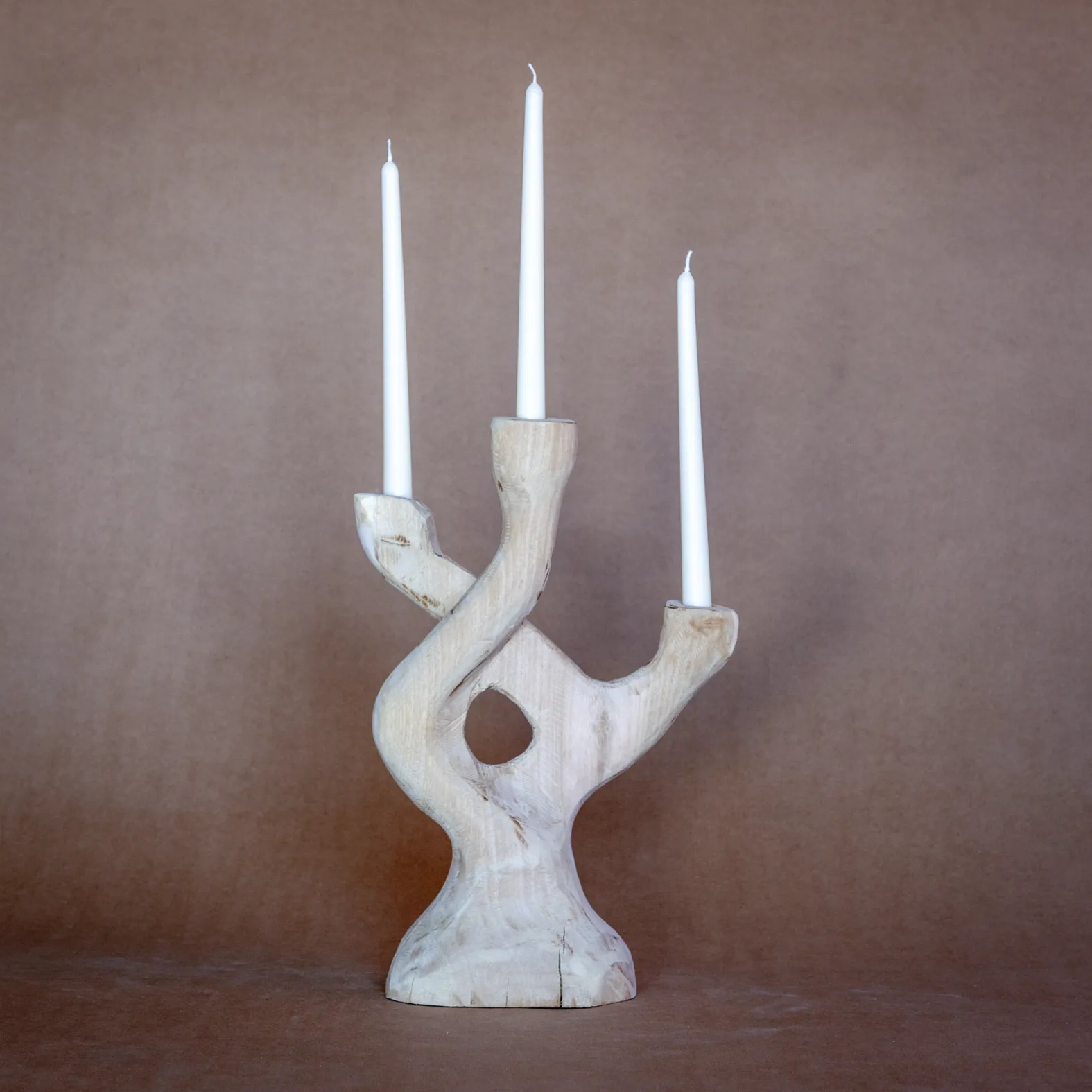 Coral Dance Candle Holder - Natural